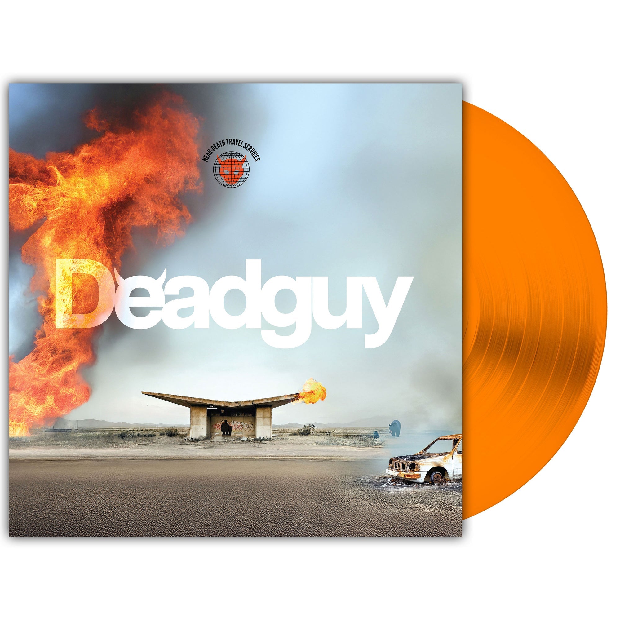 DEADGUY ‘NEAR-DEATH TRAVEL SERVICES' LP - ORANGE KRUSH