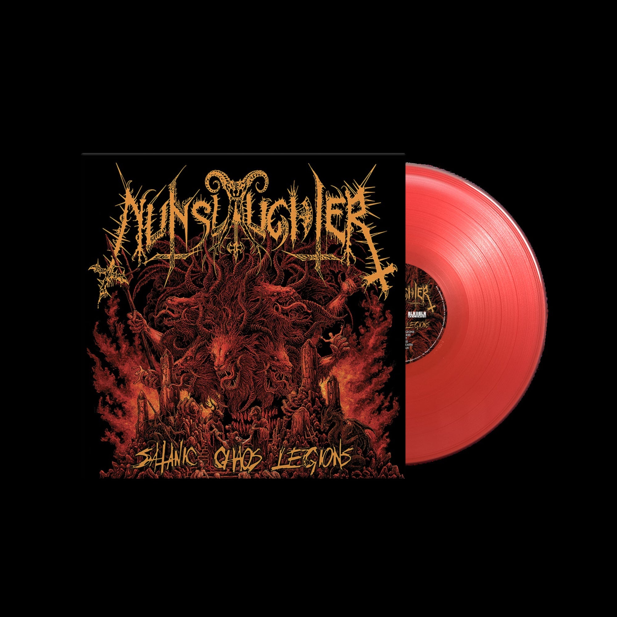 NUNSLAUGHTER ‘SATANIC CHAOS LEGIONS’ 2LP - RED