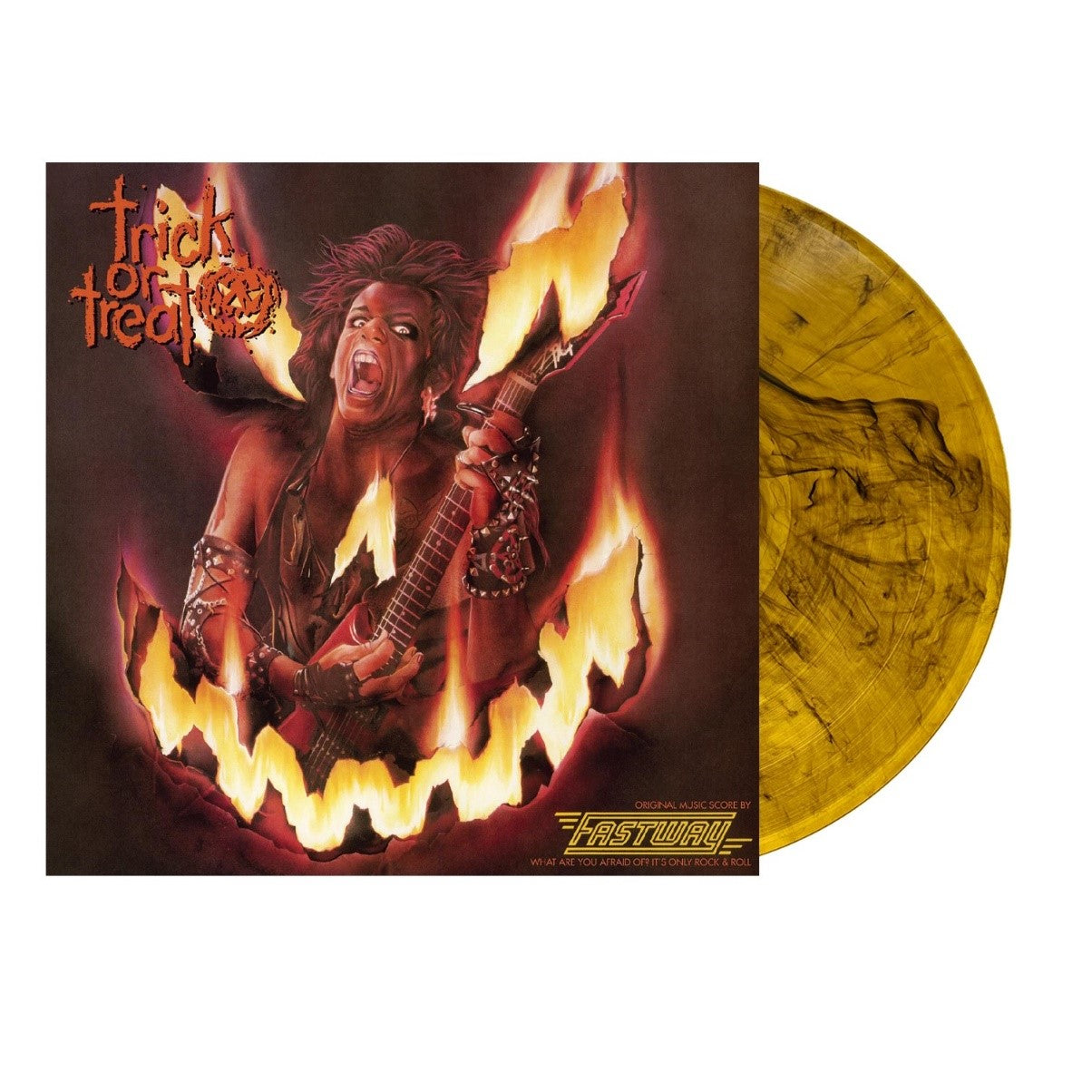 TRICK OR TREAT SOUNDTRACK LP - LTD. - ORANGE/BLACK