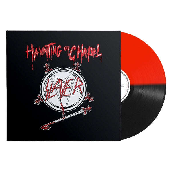 SLAYER 'HAUNTING THE CHAPEL' LP - RED/BLACK/SPLIT