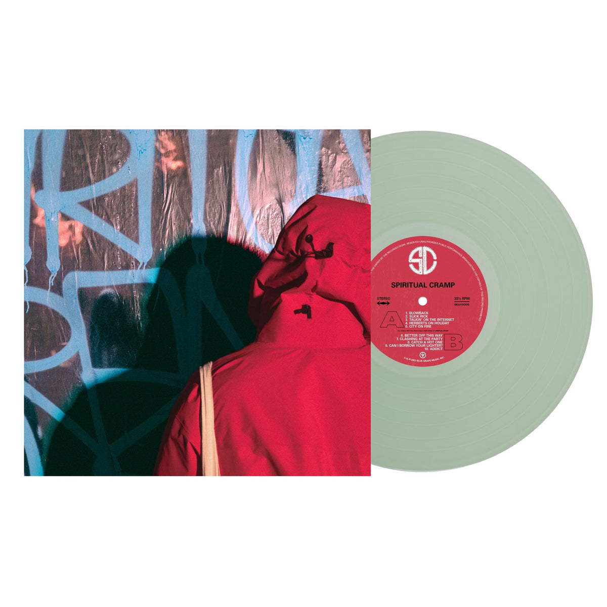 SPIRITUAL CRAMP 'SPIRITUAL CRAMP' LP - COKE BOTTLE CLEAR
