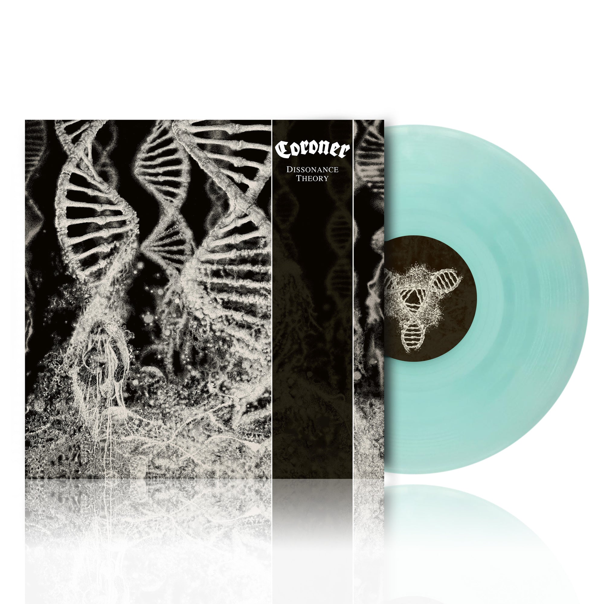 CORONER ‘DISSONANCE THEORY’ LP (Translucent Coke Bottle Clear Vinyl)