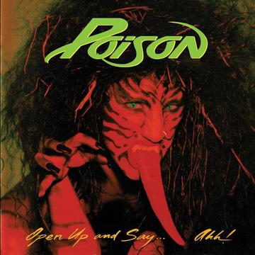 POISON 'OPEN UP AND SAY AHH!' LP - GOLD