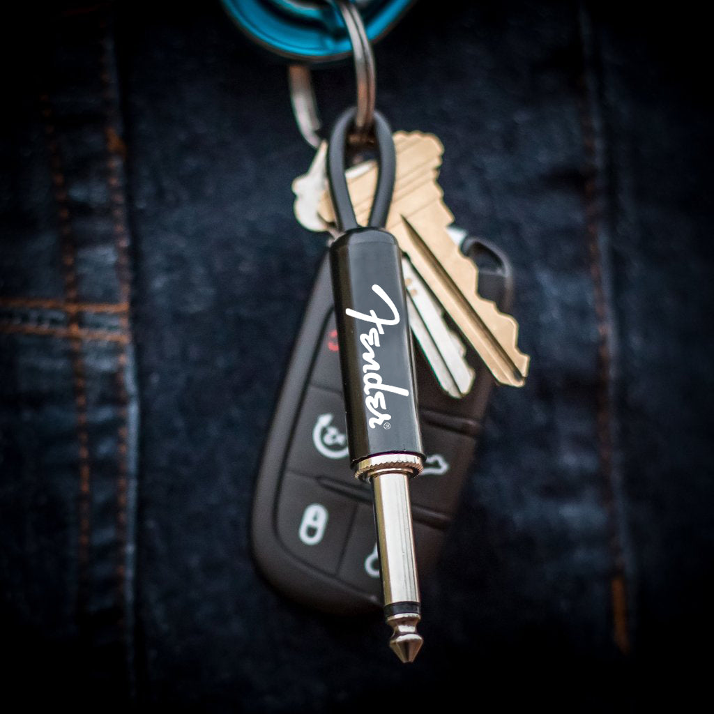 FENDER GUITAR PLUG KEYCHAIN