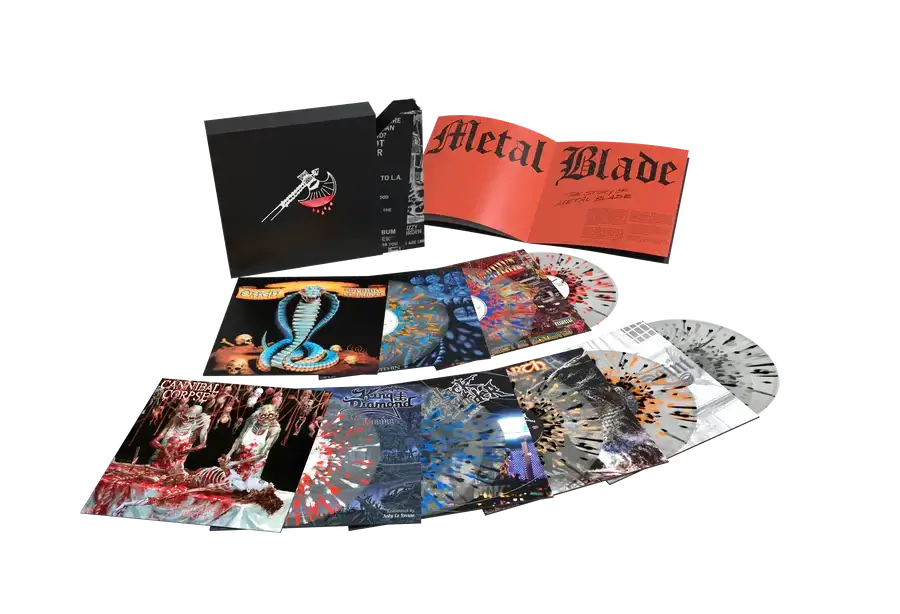 THE STORY OF METAL BLADE LIMITED EDITION VINYL BOX SET FT. CANNIBAL CORPSE, GWAR, KING DIAMOND