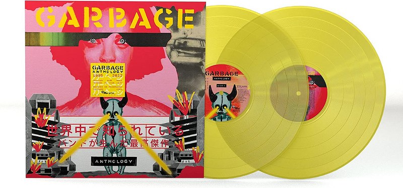 GARBAGE 'ANTHOLOGY' 2LP - TRANSPARENT YELLOW