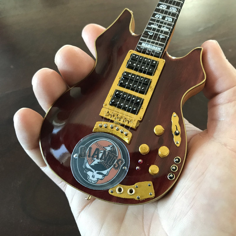 SF GIANTS 2018 JERRY GARCIA NIGHT LIMITED EDITION AND NUMBERED COLLECTIBLE MINI GUITAR