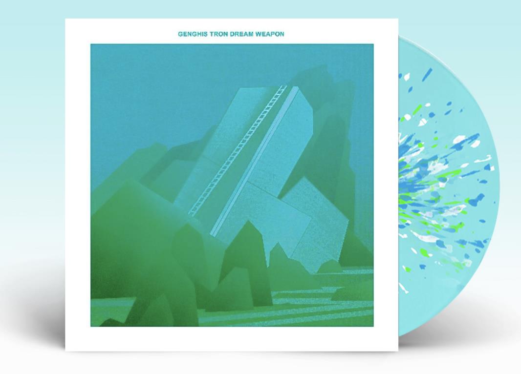 GENGHIS TRON 'DREAM WEAPON' LP - EXCLUSIVE - LTD. 250 - BLUE/WHITE/CYAN/NEON GREEN/SPLATTER