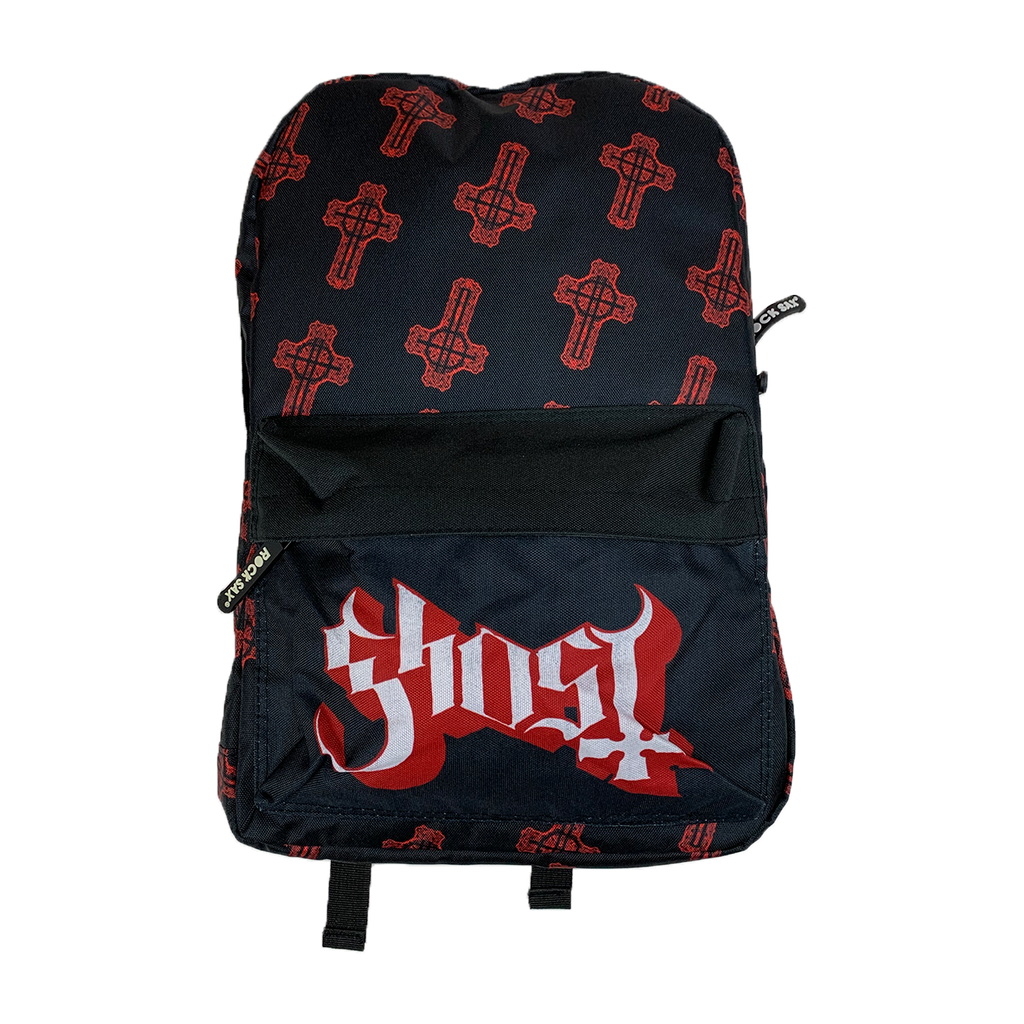 GHOST - 'RED LOGO' - BACKPACK