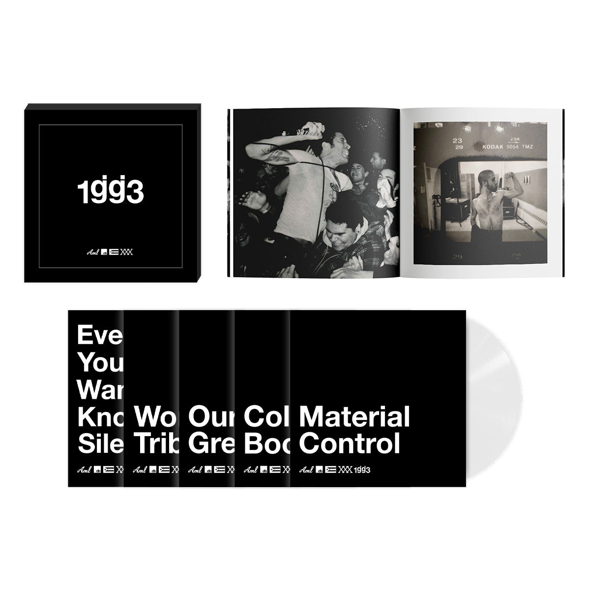 GLASSJAW ‘THE PLAYABLE COLLECTION’ BLACK EDITION BUNDLE 3LP/2LP + SOFTCOVER BOOK
