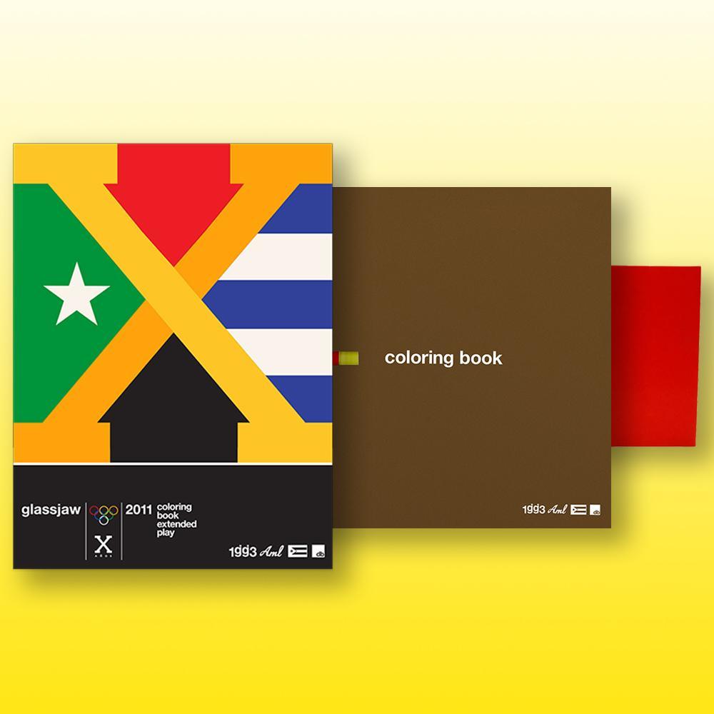 GLASSJAW ‘COLORING BOOK’EP W/SERIGRAPH -  RANDOM COLOR
