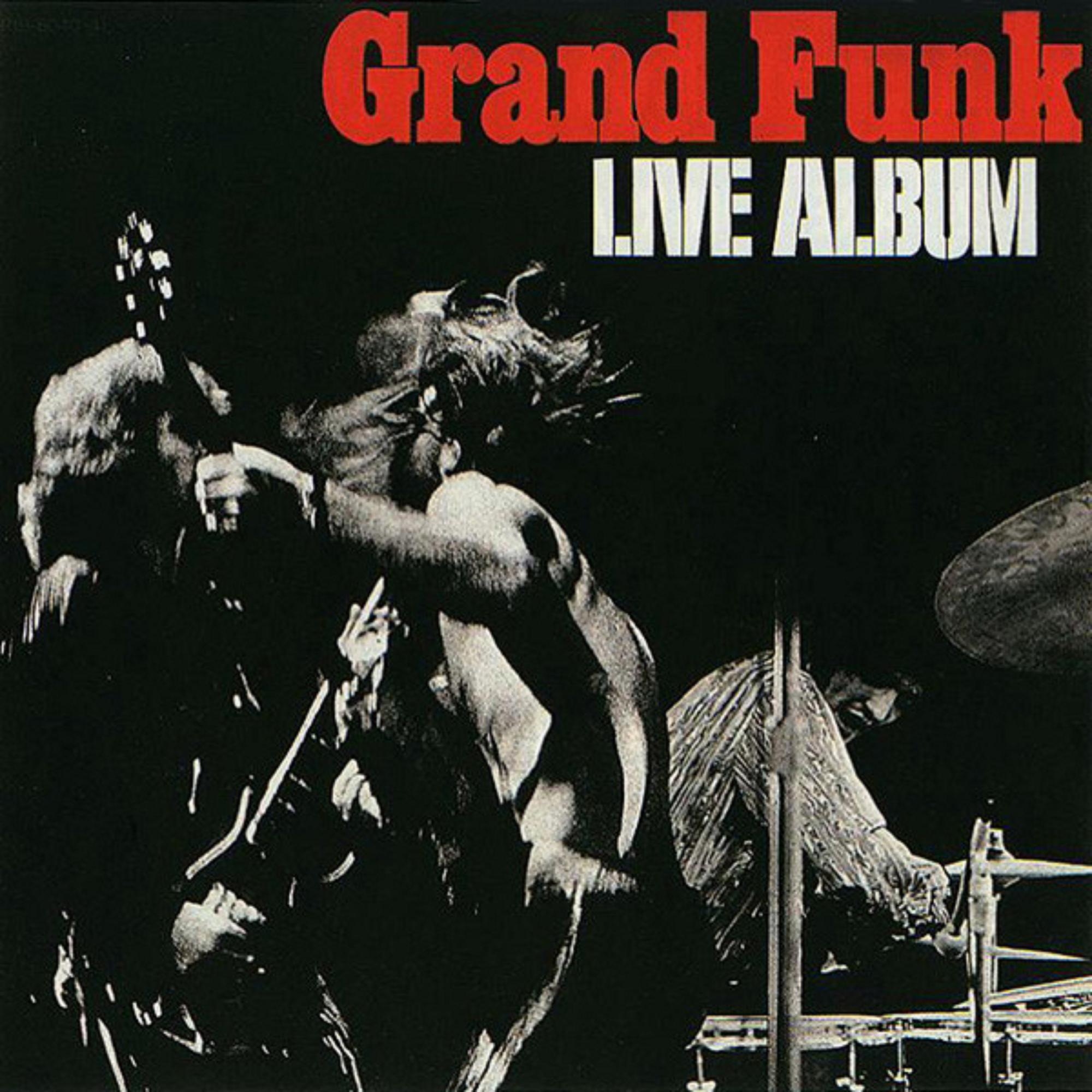 GRAND FUNK RAILROAD 'LIVE ALBUM' 2LP - RED
