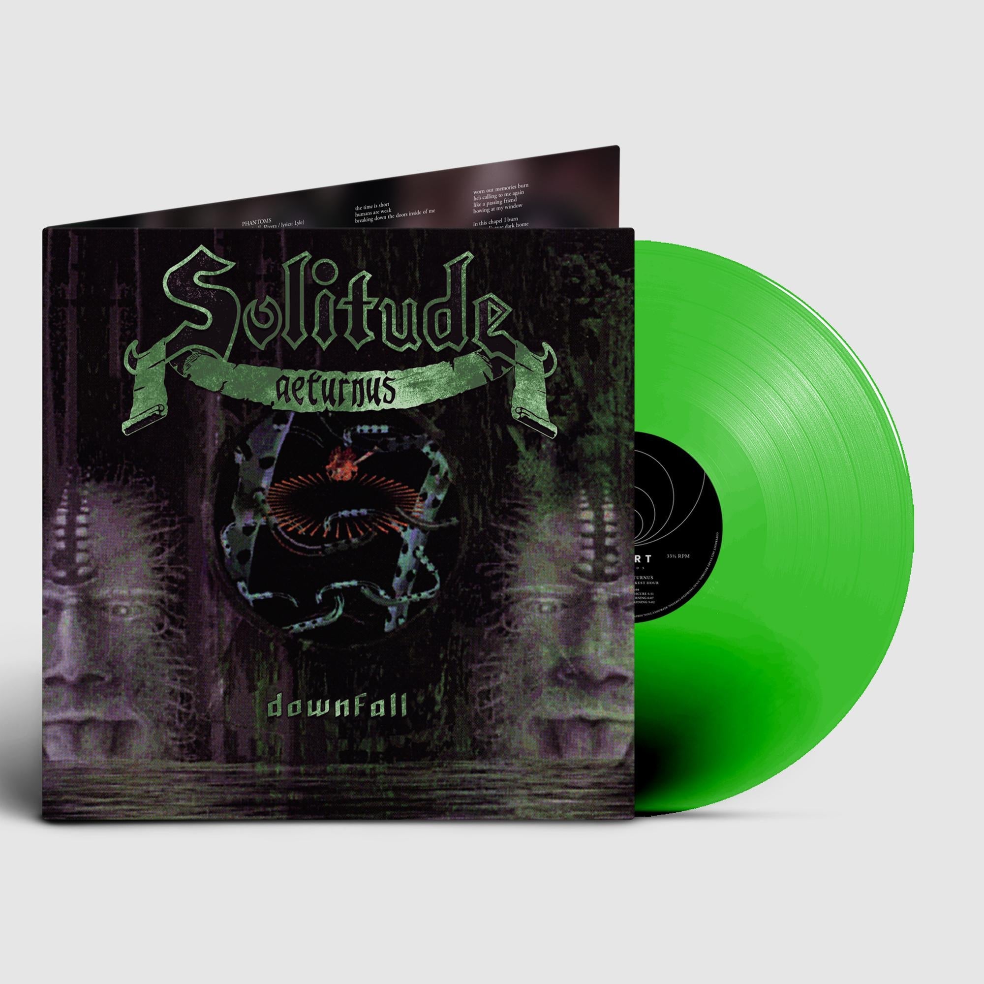 SOLITUDE AETURNUS 'DOWNFALL' LP - TRANSPARENT GREEN