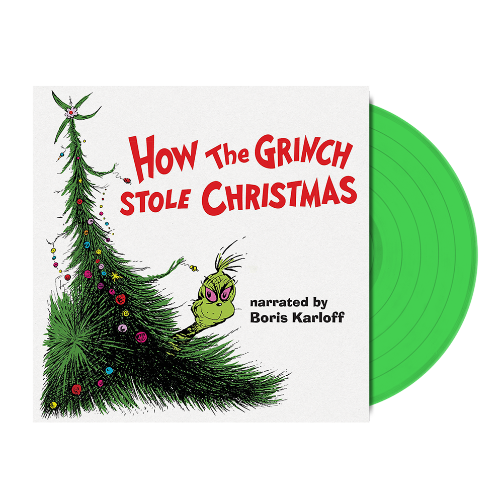 HOW THE GRINCH STOLE CHRISTMAS ORIGINAL SOUNDTRACK LP - GREEN