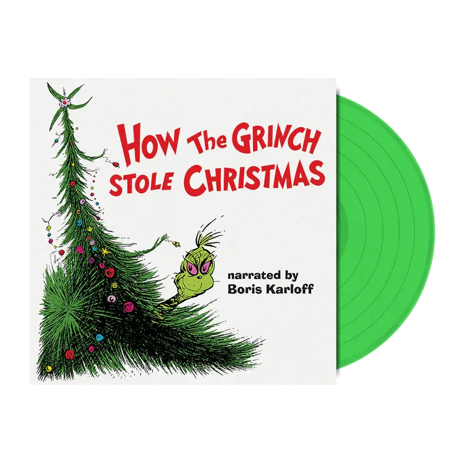 HOW THE GRINCH STOLE CHRISTMAS ORIGINAL SOUNDTRACK LP - GREEN