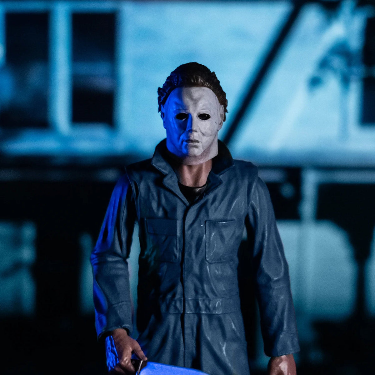 Halloween 1978 Michael Myers 8 Inch Figure Close up with Background