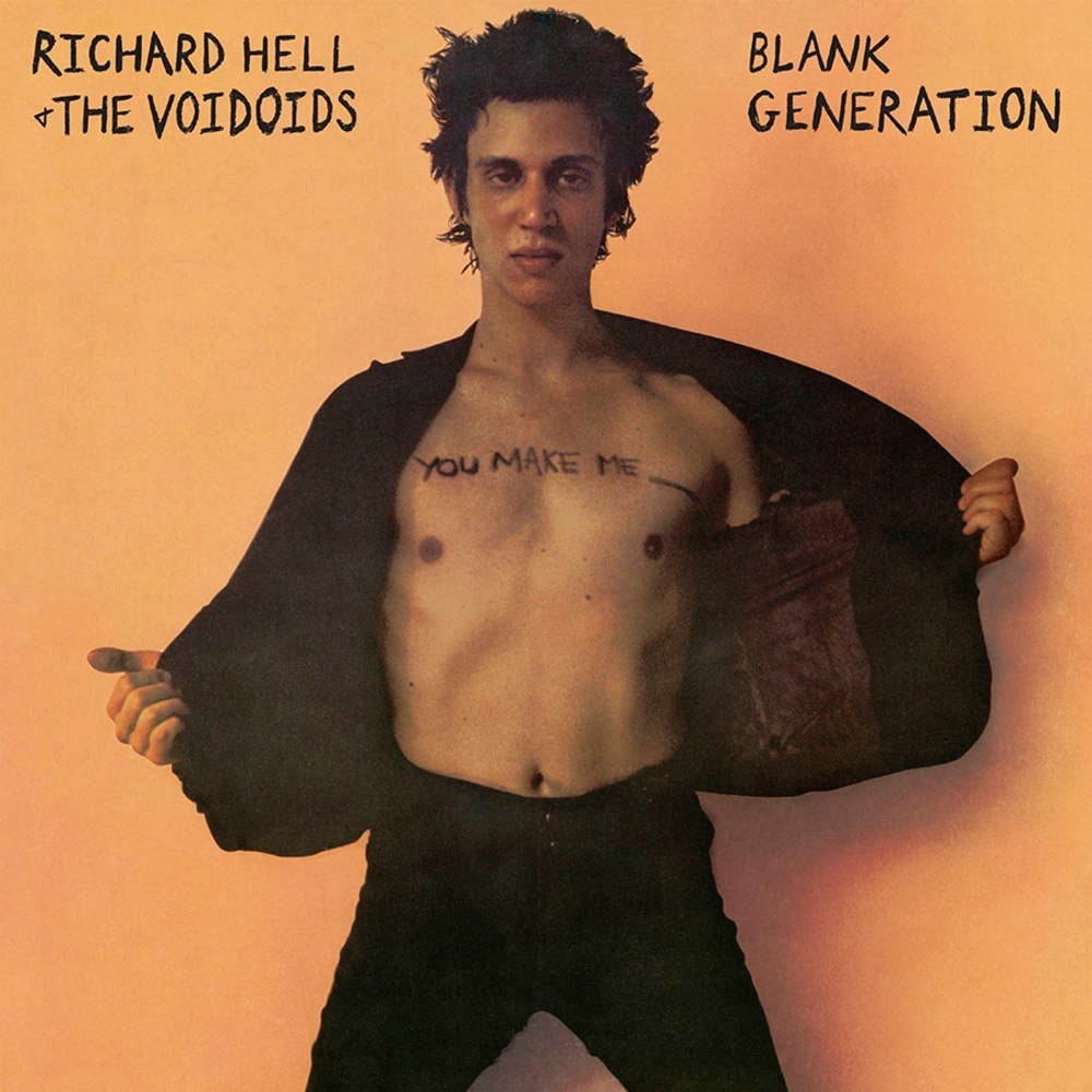 RICHARD HELL & THE VOIDOIDS 'BLANK GENERATION' LP - TRANSLUCENT BLUE