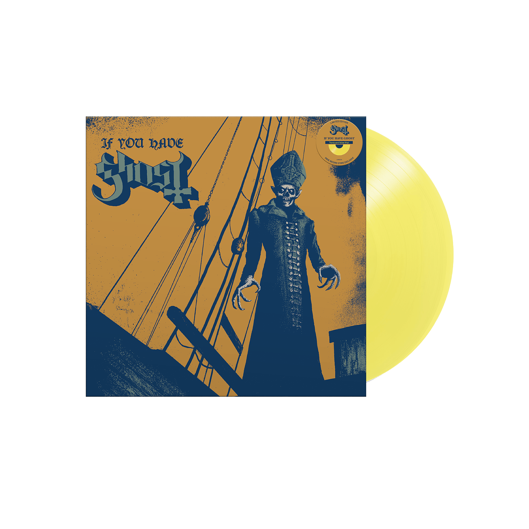 GHOST 'IF YOU HAVE GHOST' 12" EP - LTD. - TRANSLUCENT YELLOW