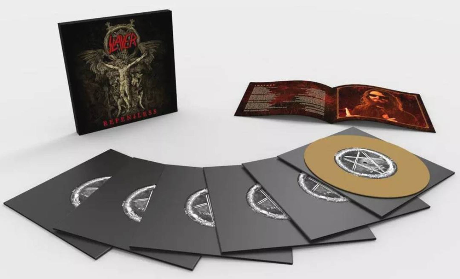 SLAYER 'REPENTLESS' 6.66" 6LP BOX SET - GOLD