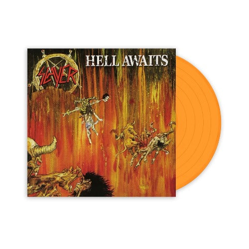SLAYER 'HELL AWAITS' LP - TRANSPARENT ORANGE