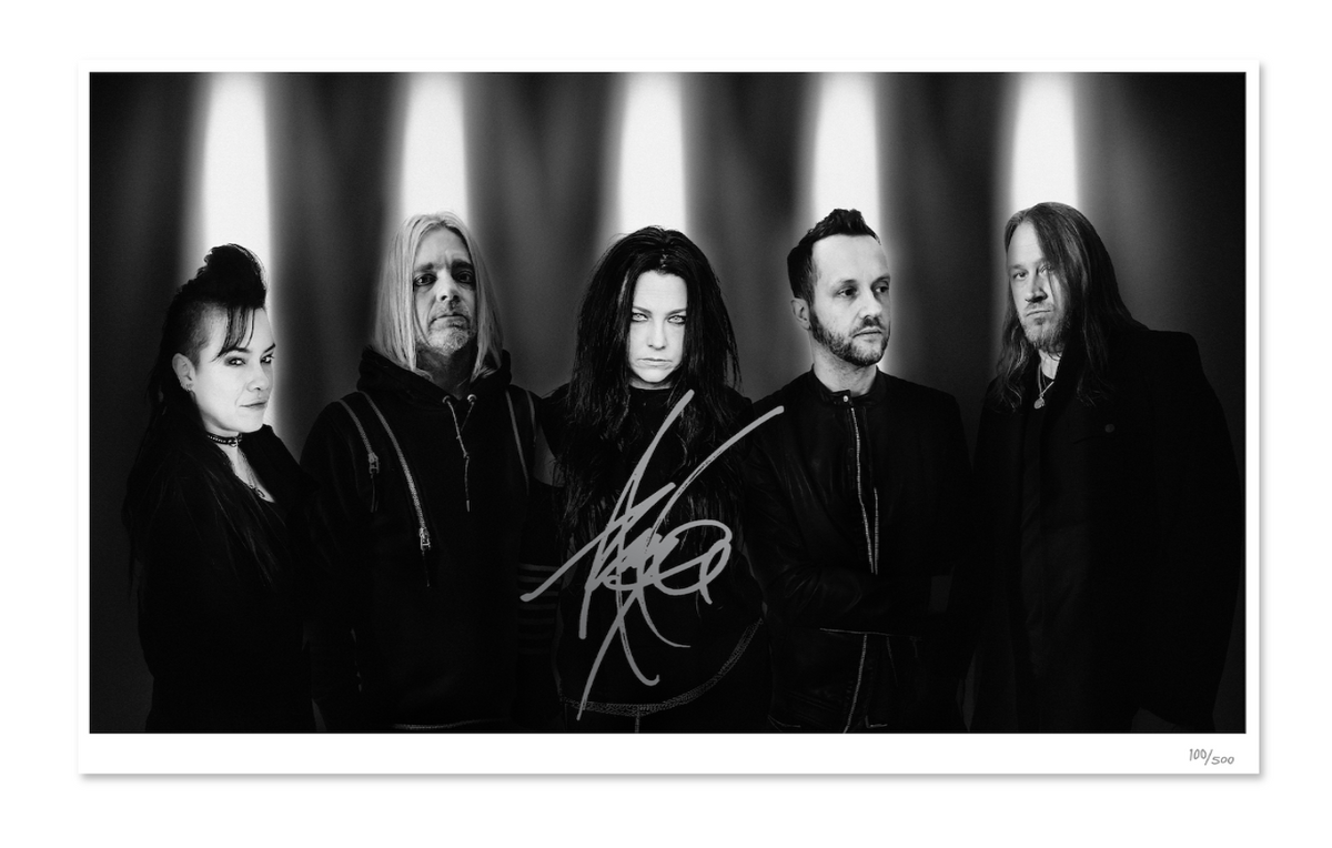 EVANESCENCE - 'THE BITTER TRUTH' - LTD. 500 + AUTOGRAPHED PRINT