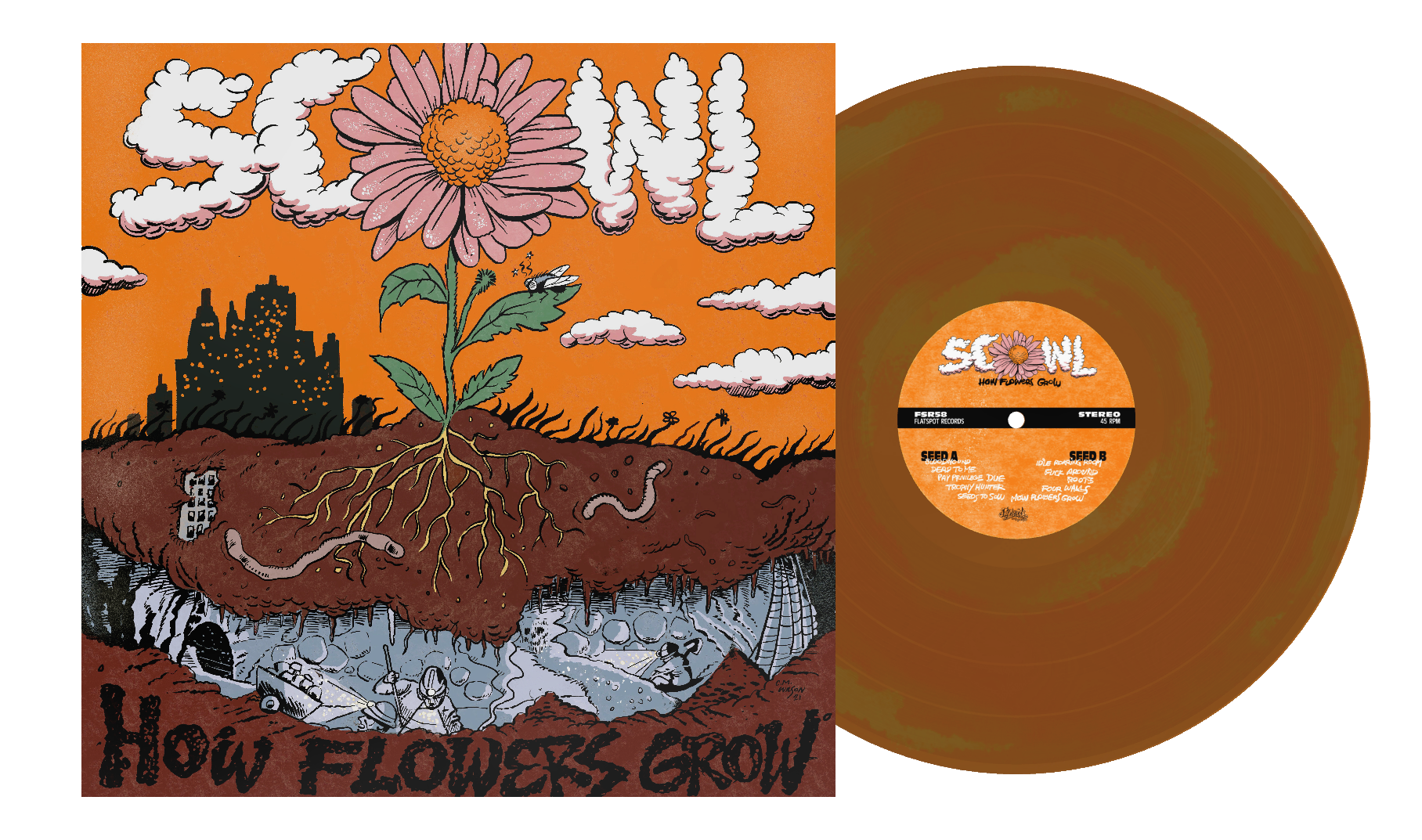 SCOWL ‘HOW FLOWERS GROW’ - EXCLUSIVE - LTD. 300 - COPPER SWIRL