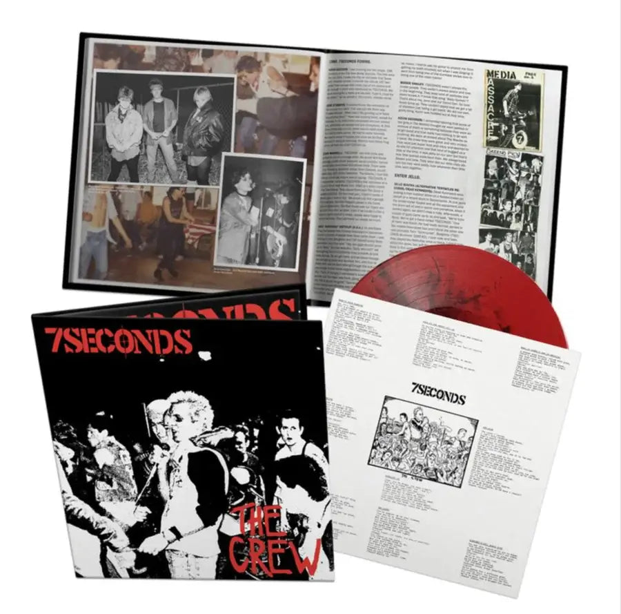 7SECONDS ‘THE CREW’ LP - LTD. - RED/BLACK/GALAXY