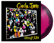 CIRCLE JERKS ‘GROUP SEX’ 40TH ANNIVERSARY EDITION LP - BLACK/PINK