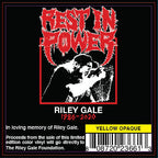 POWER TRIP 'NIGHTMARE LOGIC' RILEY GALE FOUNDATION EDITION LP - OPAQUE YELLOW