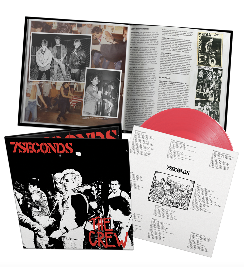 7SECONDS ‘THE CREW’ LP - LTD. - NEON PINK