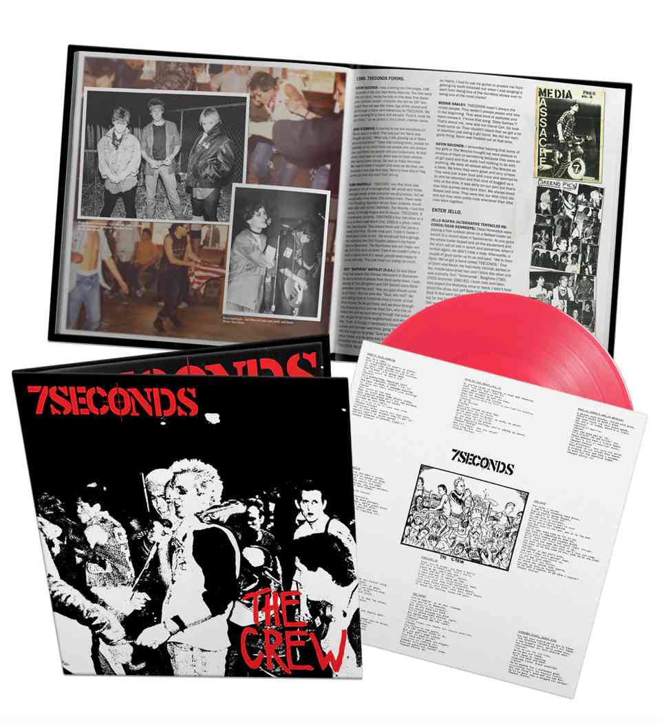 7SECONDS ‘THE CREW’ LP - LTD. - NEON PINK