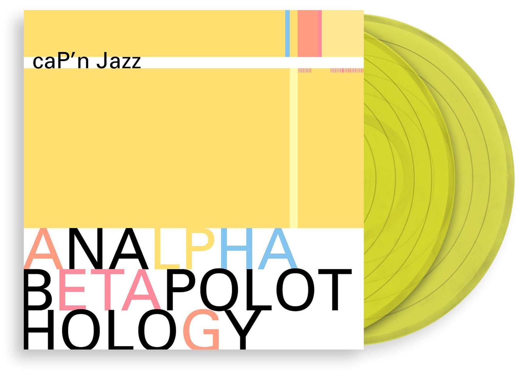 CAP'N JAZZ ‘ANALPHABETAPOLOTHOLOGY’ 2LP - EXCLUSIVE - LTD. 300 - TRANSLUCENT YELLOW