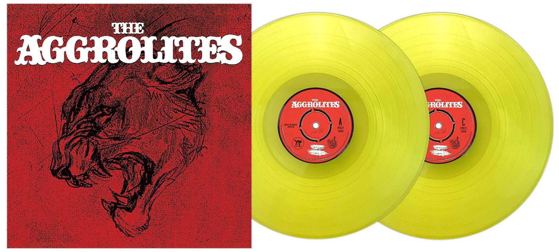 THE AGGROLITES 'THE AGGROLITES' 2LP - LTD. - YELLOW