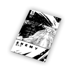 BRAND OF SACRIFICE ‘ENEMY’ 7" + COMIC BOOK - LTD. 150 - BLUE/WHITE CRYSTAL