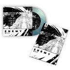 BRAND OF SACRIFICE ‘ENEMY’ 7" + COMIC BOOK - LTD. 150 - BLUE/WHITE CRYSTAL