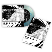 BRAND OF SACRIFICE ‘ENEMY’ 7" + COMIC BOOK - LTD. 150 - BLUE/WHITE CRYSTAL