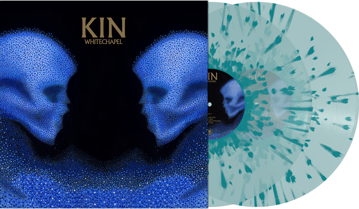 WHITECHAPEL ‘KIN’ 2LP - EXCLUSIVE - LTD. 500 - ELECTRIC BLUE/AQUA BLUE/SPLATTER
