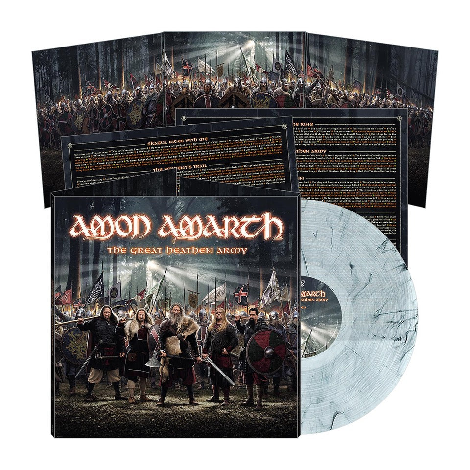 AMON AMARTH 'THE GREAT HEATHEN ARMY' LP - CLEAR/SMOKE