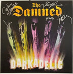 THE DAMNED 'DARKADELIC' LP - LTD. - SIGNED PRINT IMAGE - TRANSPARENT VINYL