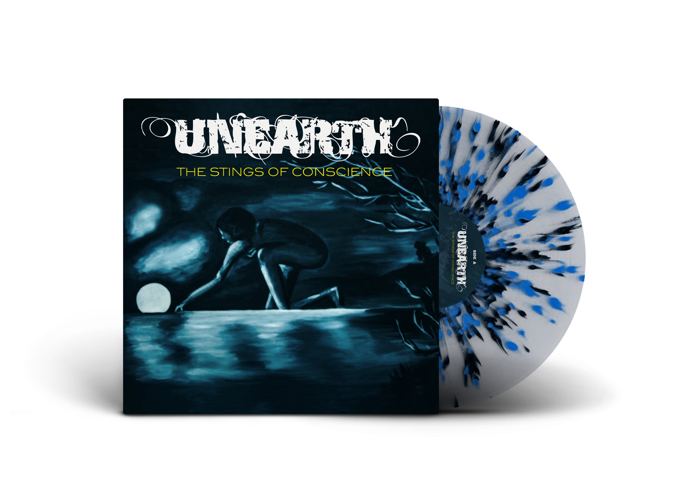 UNEARTH 'THE STINGS OF CONSCIENCE' LP - EXCLUSIVE - LTD. 300 - MILKY CLEAR/BLACK/SKY BLUE/SPLATTER