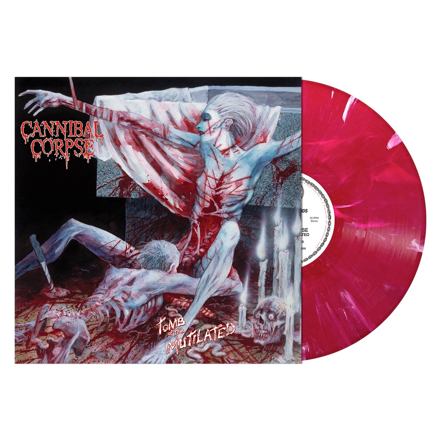 CANNIBAL CORPSE 'TOMB OF THE MUTILATED' LP - RED SLUSHIE