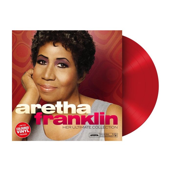 ARETHA FRANKLIN 'HER ULTIMATE COLLECTION' LP - RED