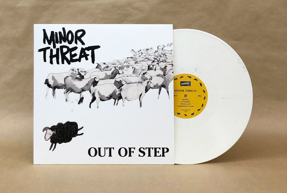 MINOR THREAT 'OUT OF STEP' 12" EP - WHITE
