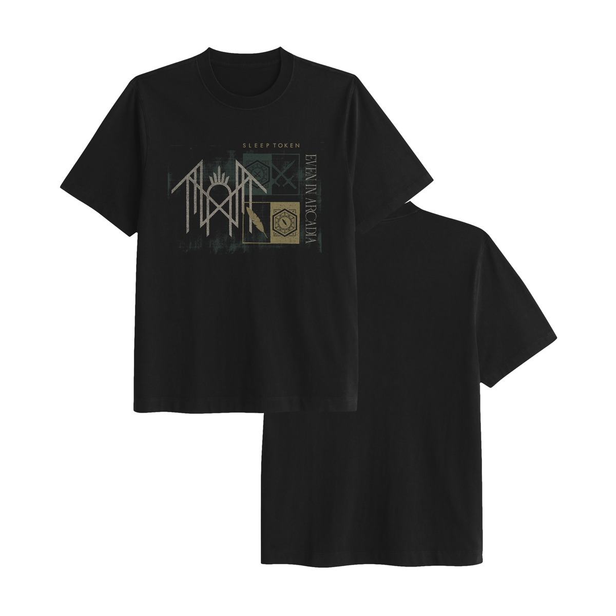 SLEEP TOKEN 'EVEN IN ARCADIA' BLACK T-SHIRT
