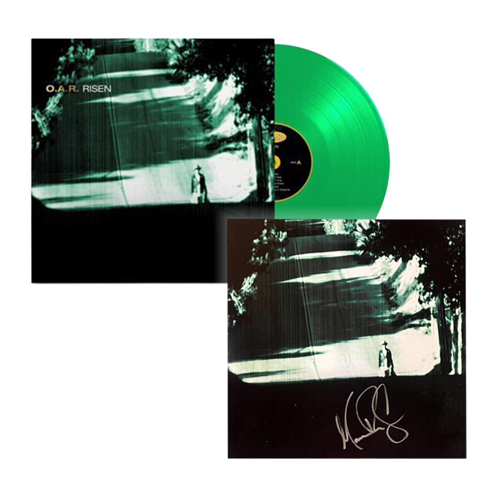 O.A.R. 'RISEN' LP (25th Anniversary, Green Vinyl) AUTOGRAPHED