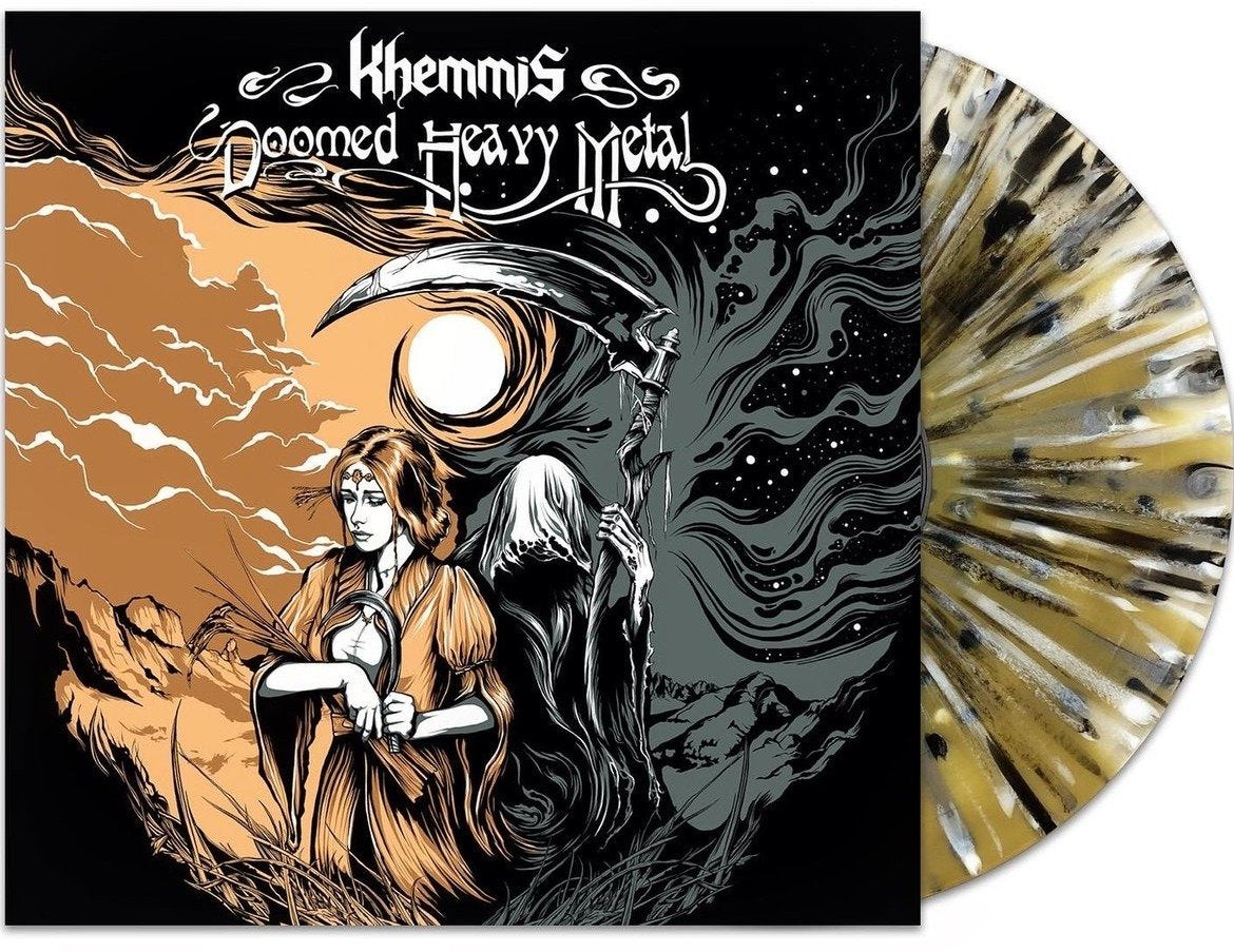 KHEMMIS 'DOOMED HEAVY METAL' LP - WHITE/ULTRACLEAR/BALCK/BEER/SILVER/SPLATTER