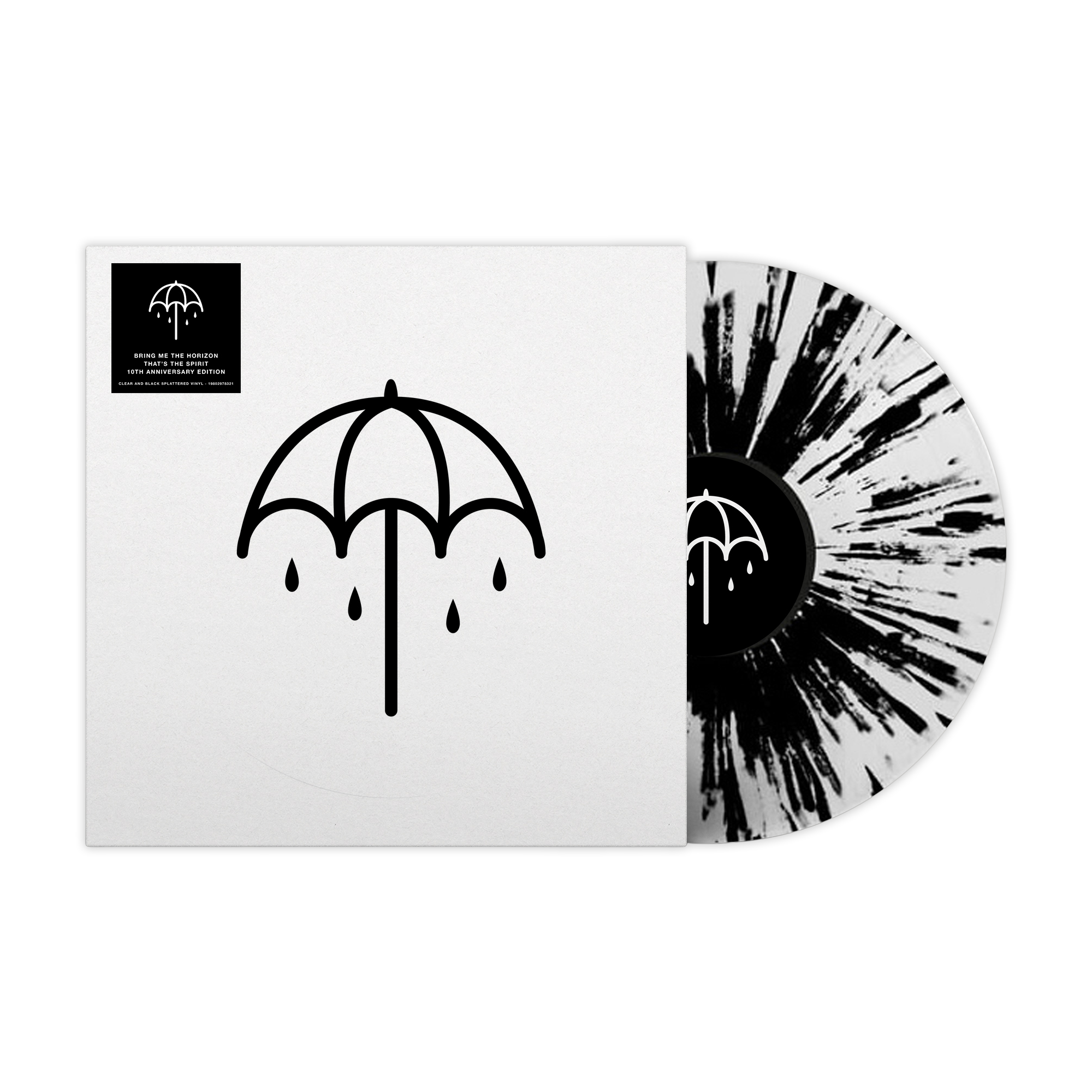 BRING ME THE HORIZON 'THATS THE SPIRIT' 10TH ANNIVERSARY LP - BLACK/WHITE/SPLATTER