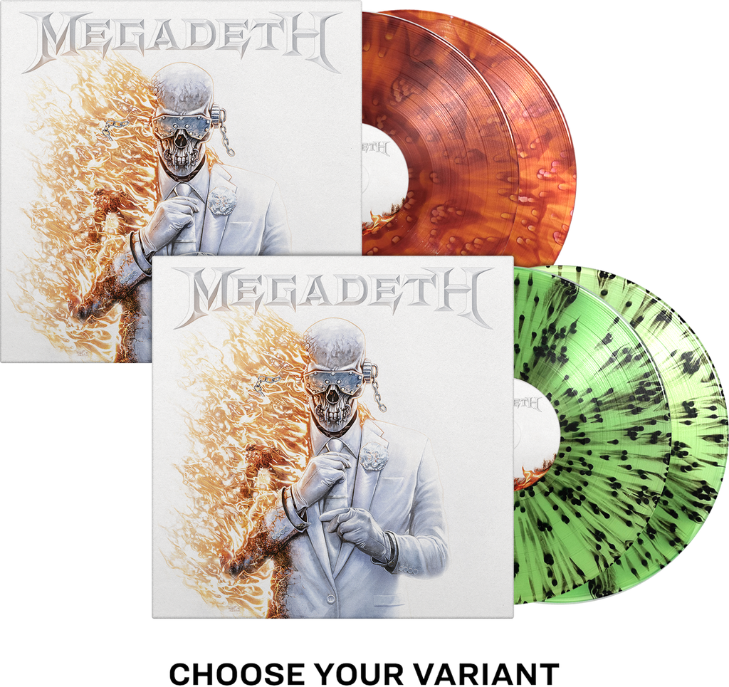 MEGADETH 'MEGADETH' 2LP - EXCLUSIVE - LTD. 300 - VARIOUS COLOR