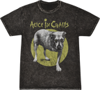 ALICE IN CHAINS'THREE-LEGGED DOG' MINERAL WASH T-SHIRT