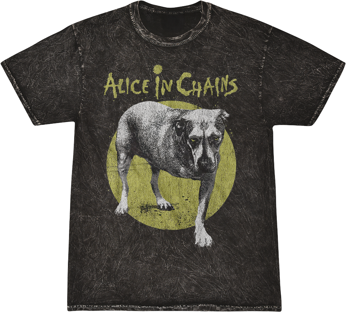 ALICE IN CHAINS'THREE-LEGGED DOG' MINERAL WASH T-SHIRT